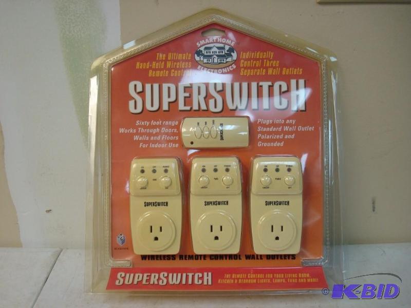 New Super Switch Remote Control Wall Outlets...