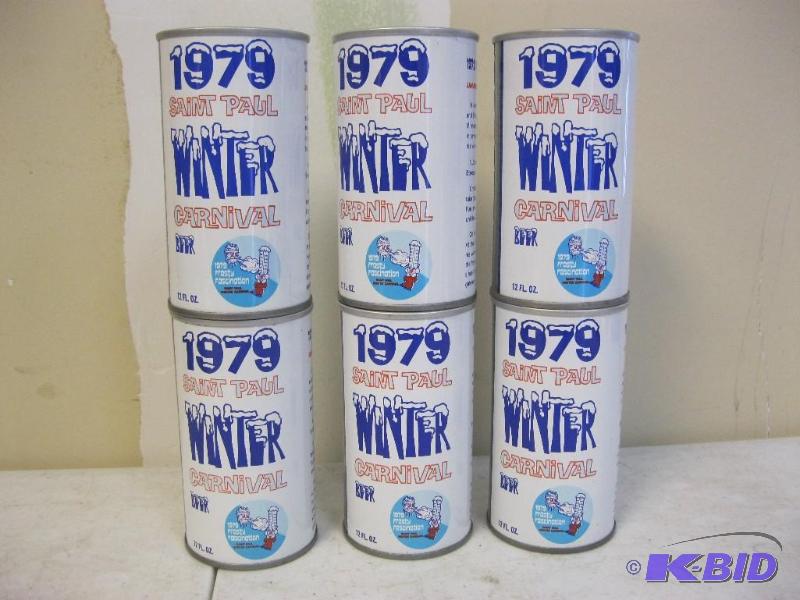 1979 St. Paul Winter Carnival Beer Cans...