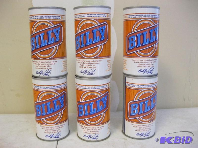 Lot Of Billy Beer Cans - Jimmy Carters Brothe...