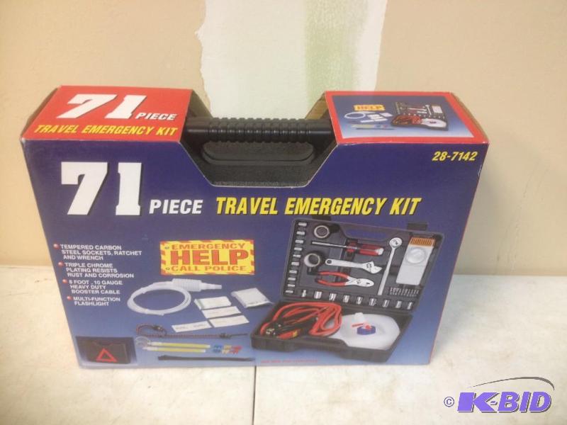 New 71 Piece Travel Emergency Kit...