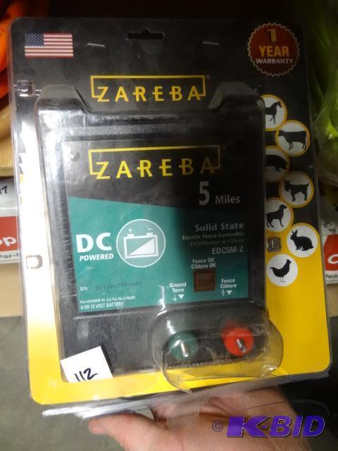 lot 112 image: NEW Zareba Solid State Electric Fence Control...