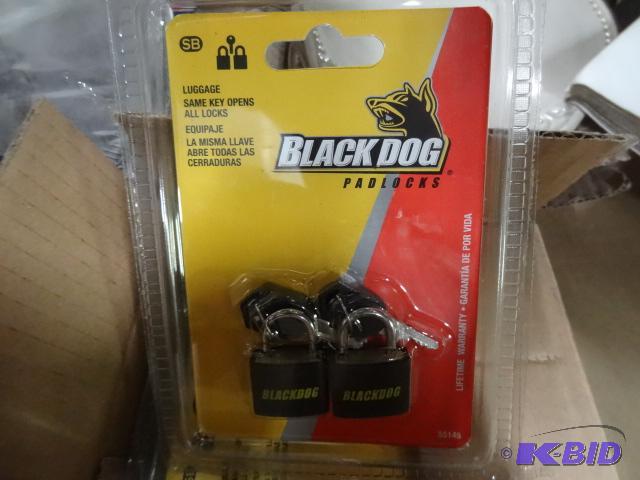lot 116 image: Qty 6 NEW 2 Pack Black Dog Solid Brass Black ...