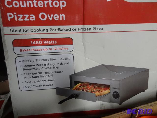 lot 118 image: NEW in Box eWave Countertop Pizza Oven. 1450 ...