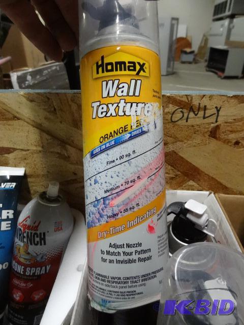 lot 124 image: Qty 4 NEW Homax Wall and Ceiling Orange Peel ...
