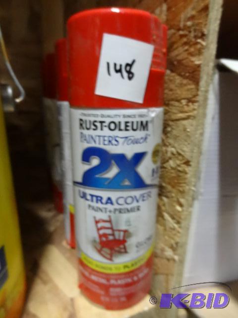 lot 148 image: Qty 4 NEW Rust Oleum Painters Touch 2X Ultra ...