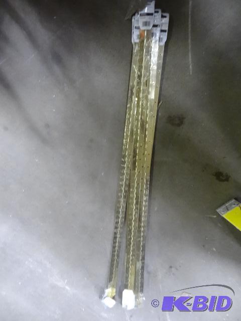 lot 15 image: Qty 5 NEW Hillman Brass Continuous Hinge (Pia...