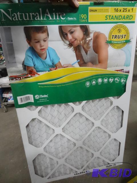 lot 153 image: Qty 4 NEW Flanders NaturalAire Standard Pleat...