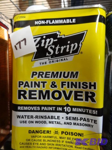 lot 177 image: Qty 2 NEW Zip Strip Premium Paint and Finish ...