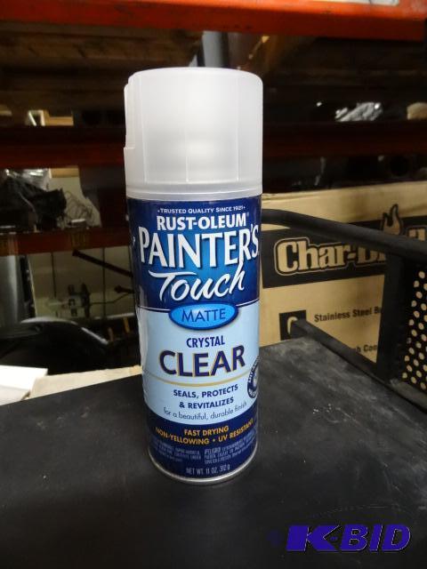 lot 183 image: Qty 6 NEW RustOleum Painterss Touch Crystal C...