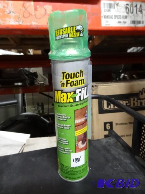 lot 188 image: Qty 2 NEW MaxFill Touch n Foam Spray Foam Ins...