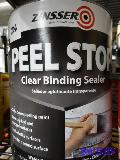 lot 206 image: NEW Pzinsser Peel Stop Clear Binding Sealer. ...