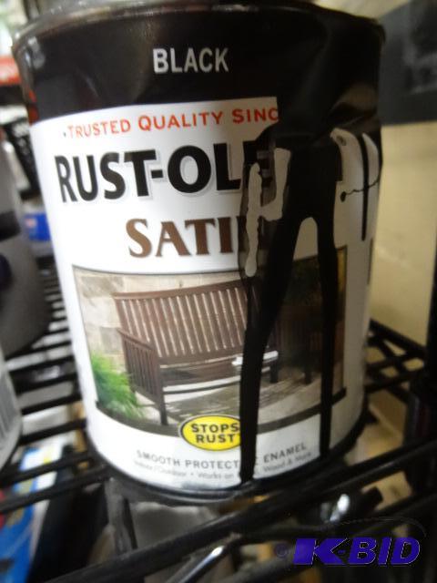 lot 221 image: Qty 2 NEW RustOleum InteriorExterior Enamel ...