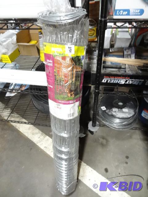 lot 234 image: NEW Garden Zone Galvanized Rabbit Guard Fence...