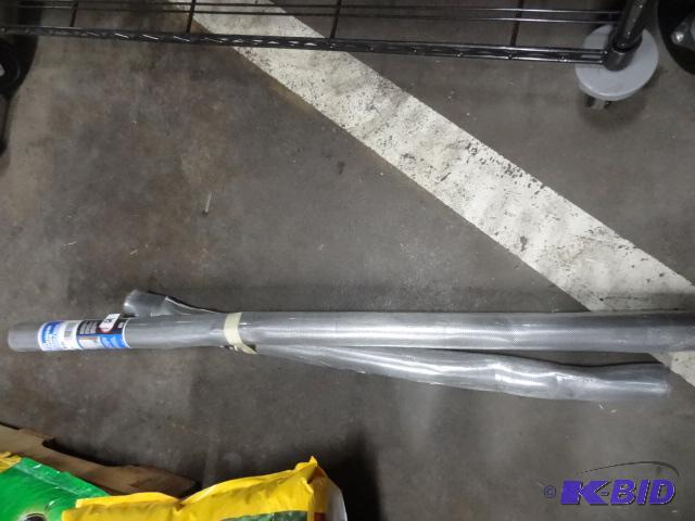 lot 235 image: New two piece lot bright aluminium screening....