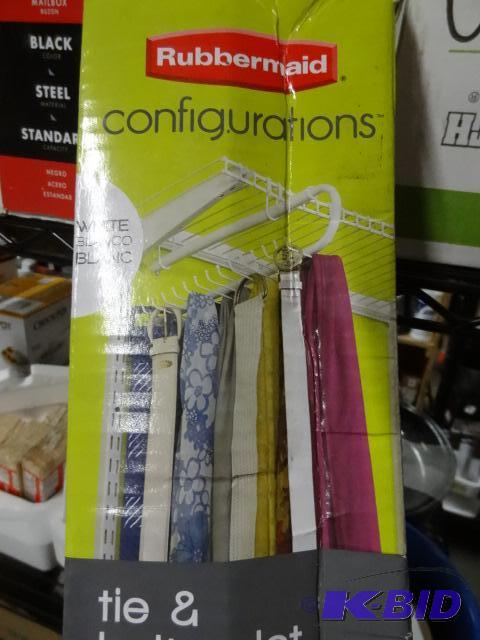 lot 245 image: New in box Rubbermaid configurations tie and ...