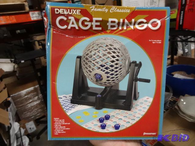 lot 269 image: New in box family classics deluxe cage bingo ...