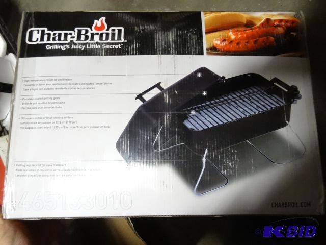 lot 273 image: New in box char broil juicy little secret gri...