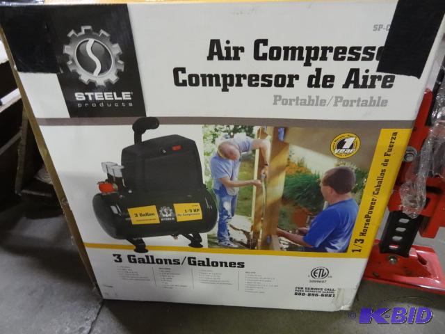 lot 3 image: NEW in damaged box Steele SPCE043 Portable Ai...