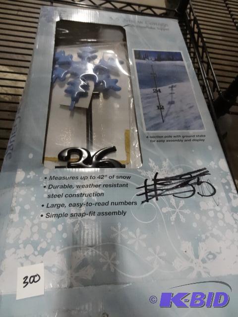 lot 300 image: New snow depth gauge. By Springfield. Measure...