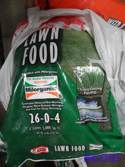 lot 323 image: New bag of Hardware Hank lawn fertilizer. Lon...