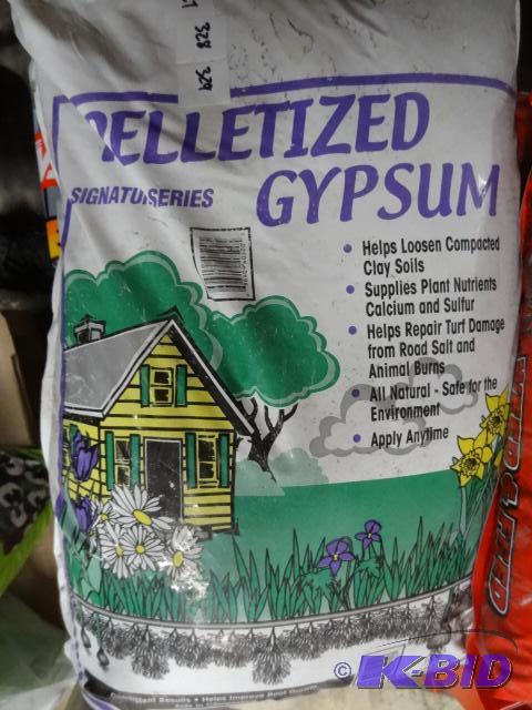 lot 327 image: New bag of pelletized gypsum. Helps loosen co...