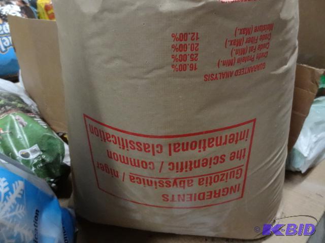 lot 370 image: New bag of Niger thistle seed . Approximately...