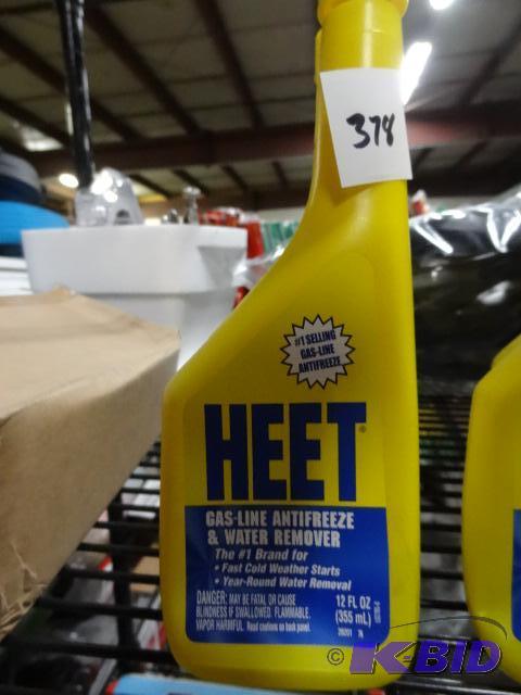 lot 378 image: New quantity 2 bottles heat gas line antifree...