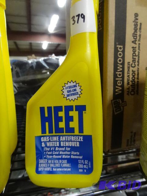lot 379 image: New qty 2 bottles heat gas line antifreeze an...