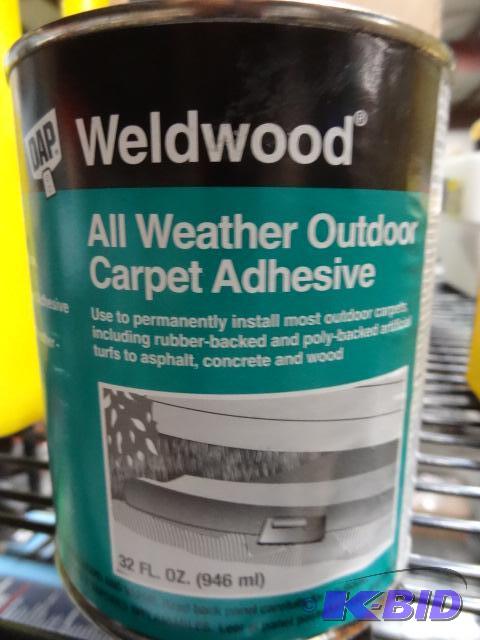 lot 380 image: New quantity for cans DAAP Weldwood all weath...