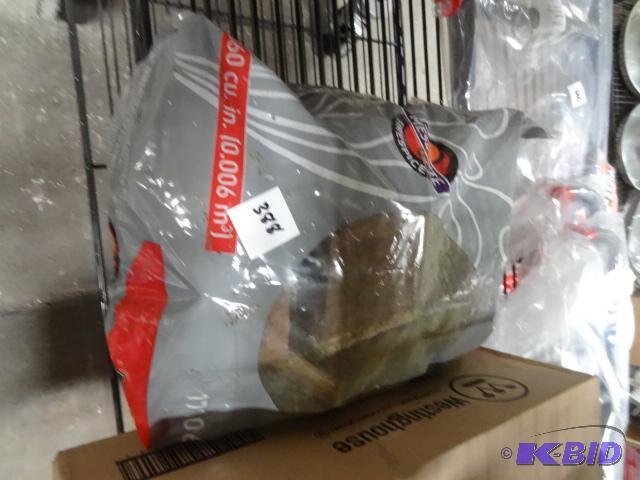 lot 388 image: New bag of Weber brand mesquite blocks 360 cu...