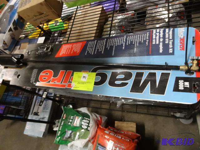 lot 397 image: new in box mag fire propane torch kit 500,000...