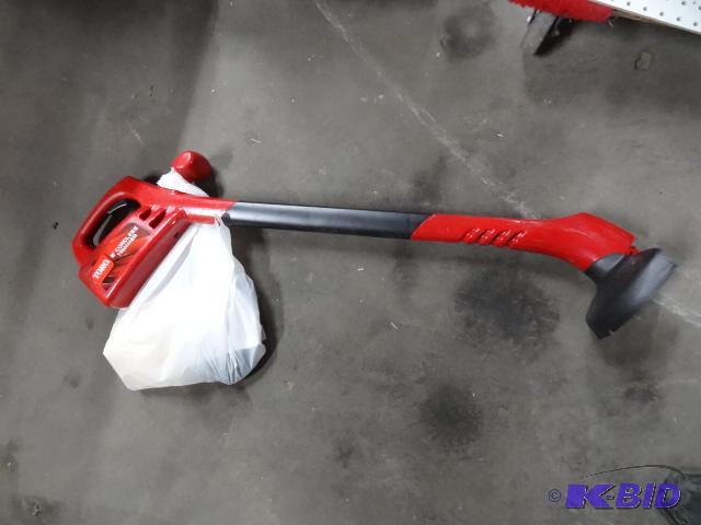 lot 40 image: NEW TORO Rechargeable Weed Wacker  Powered L...