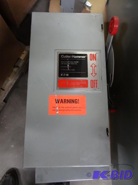 lot 402 image: Used Cutler Hammer heavy duty safety switch. ...