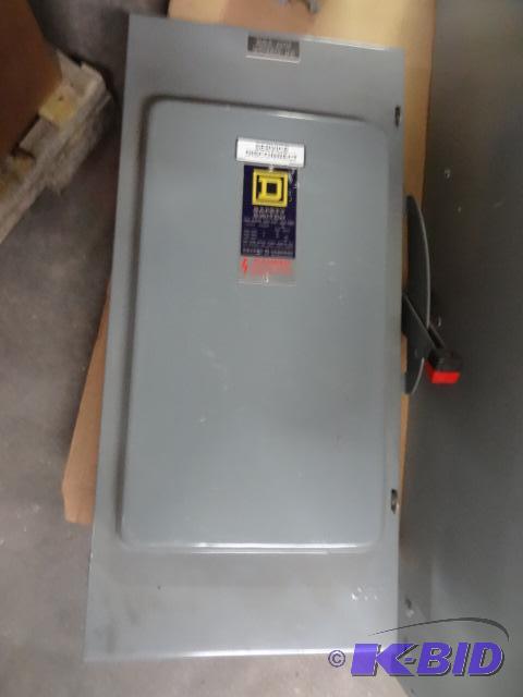 lot 403 image: Used Square D safety switch. 200 amps, 240 vo...