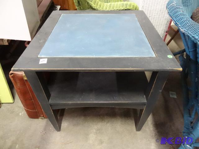 lot 419 image: Used coffee table wood approximately 30 inche...