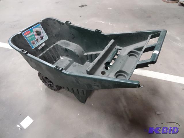 lot 5 image: NEW Rubbermaid Roughneck Lawn Cart. 4.5 cu ft...