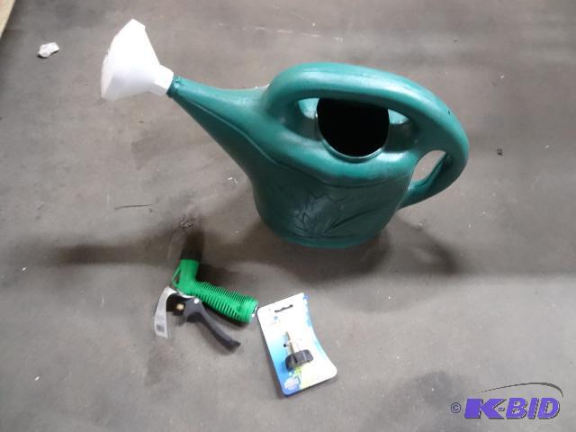 lot 56 image: NEW 3 pc Garden Lot incl. Kinex Brass Water H...