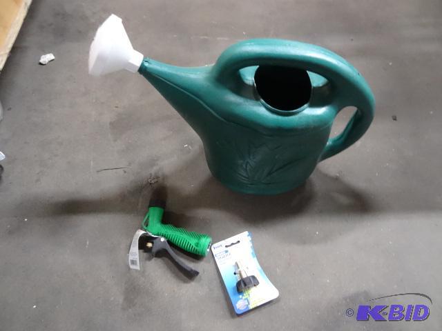 lot 57 image: NEW 3 pc Garden Lot incl. Kinex Brass Water H...