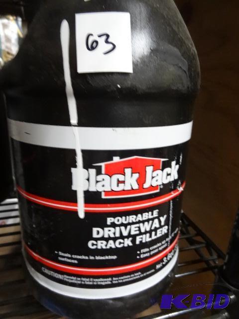 lot 63 image: Qty 2 NEW Black Jack Pourable Driveway Crack ...