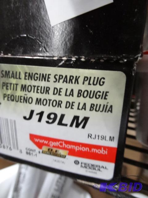 lot 81 image: Qty 8 NEW Champion Spark Plugs RJ19LM (also c...