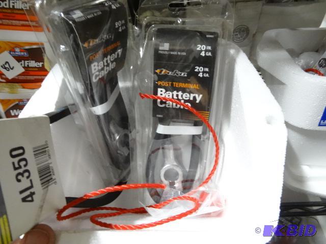 lot 83 image: LOT NEW qty 2 Post Terminal Battery Cable 20 ...