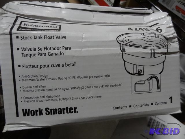 lot 85 image: NEW in Box Rubbermaid Commercial Stock Tank F...