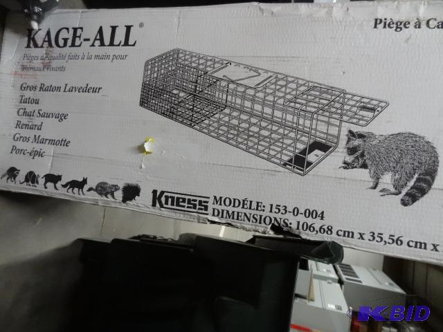 lot 9 image: NEW Kness Kage-All Professional Live Animal T...