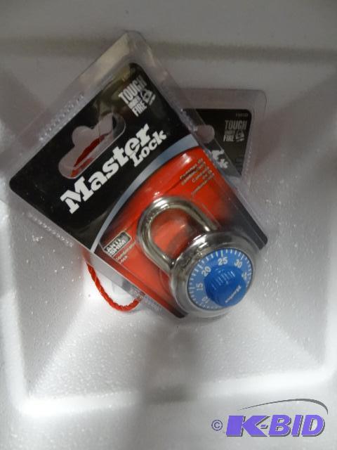 lot 90 image: Qty 2 NEW Master Lock Anti-Shim Combination L...