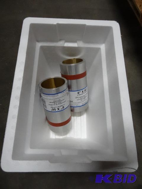lot 92 image: Qty 2 NEW 8in x 50 ft Coil of Aluminum Flashi...