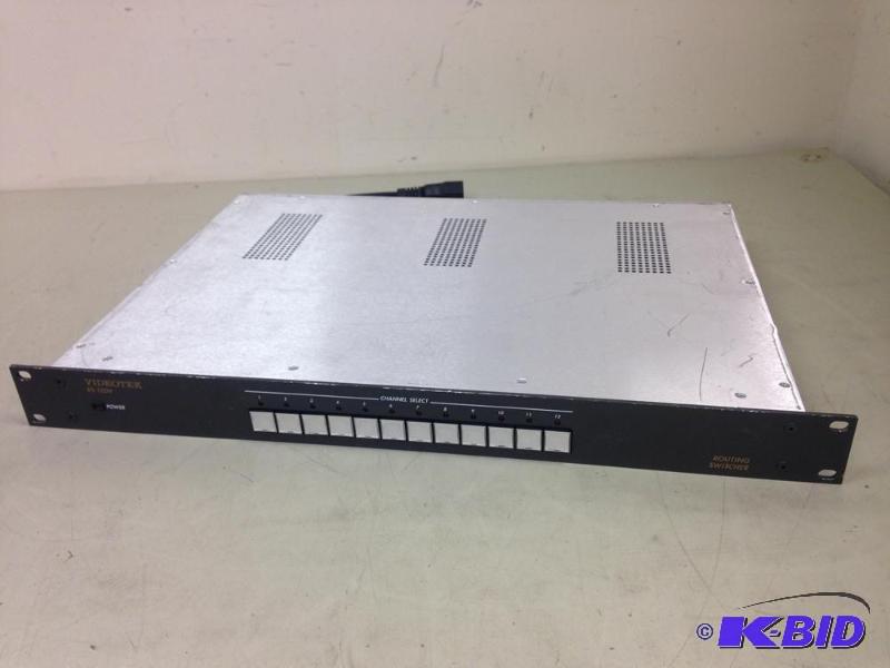 lot 15 image: VideoTek RS-12DV 12x1 Digital Rack Mount Rout...