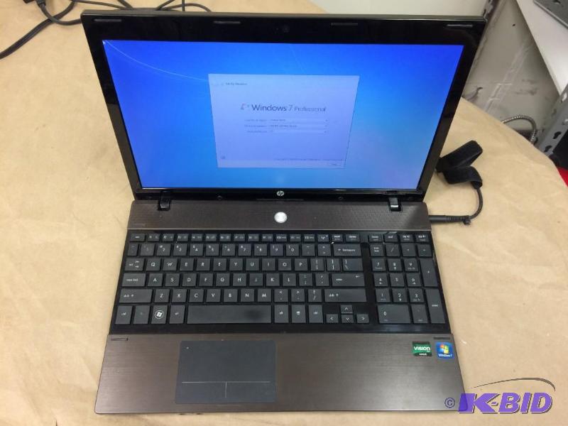 lot 2 image: HP ProBook Personal Laptop Runs Windows 7 Pr...