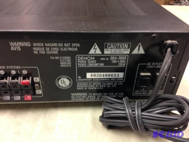 Denon Precision Audio Component AM/FM Stereo  | Jobs