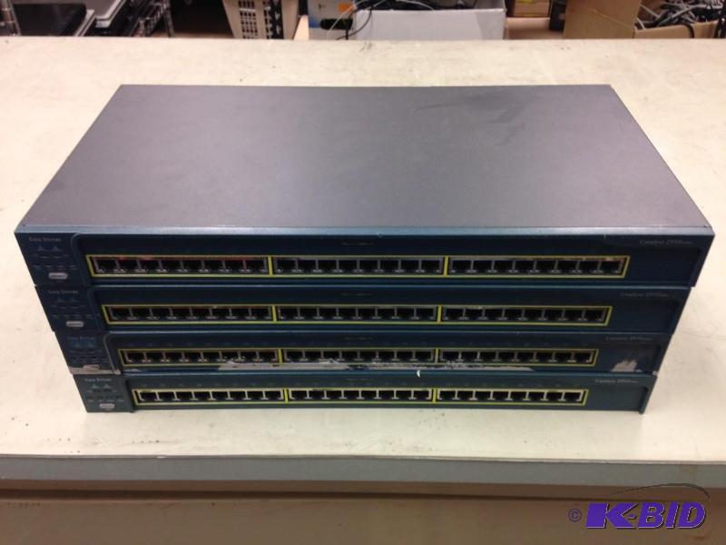 lot 33 image: Lot of (4) Cisco Systems Catalyst 2950 24-Por...
