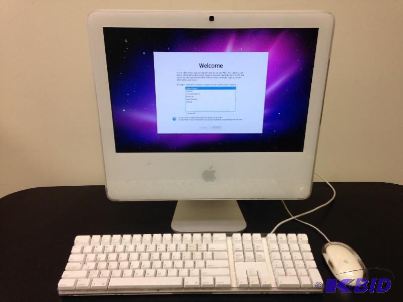 lot 6 image: 17" Apple iMac All-In-One Desktop A1173...